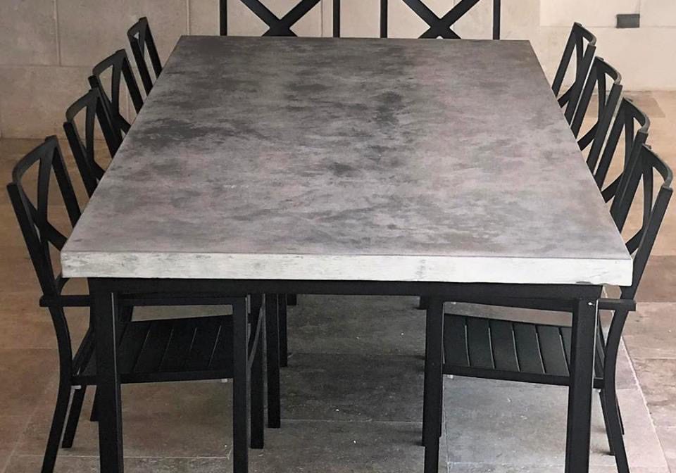 Table from Concrete